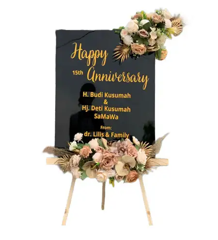 Papan Bunga Akrilik Kebon Padangan